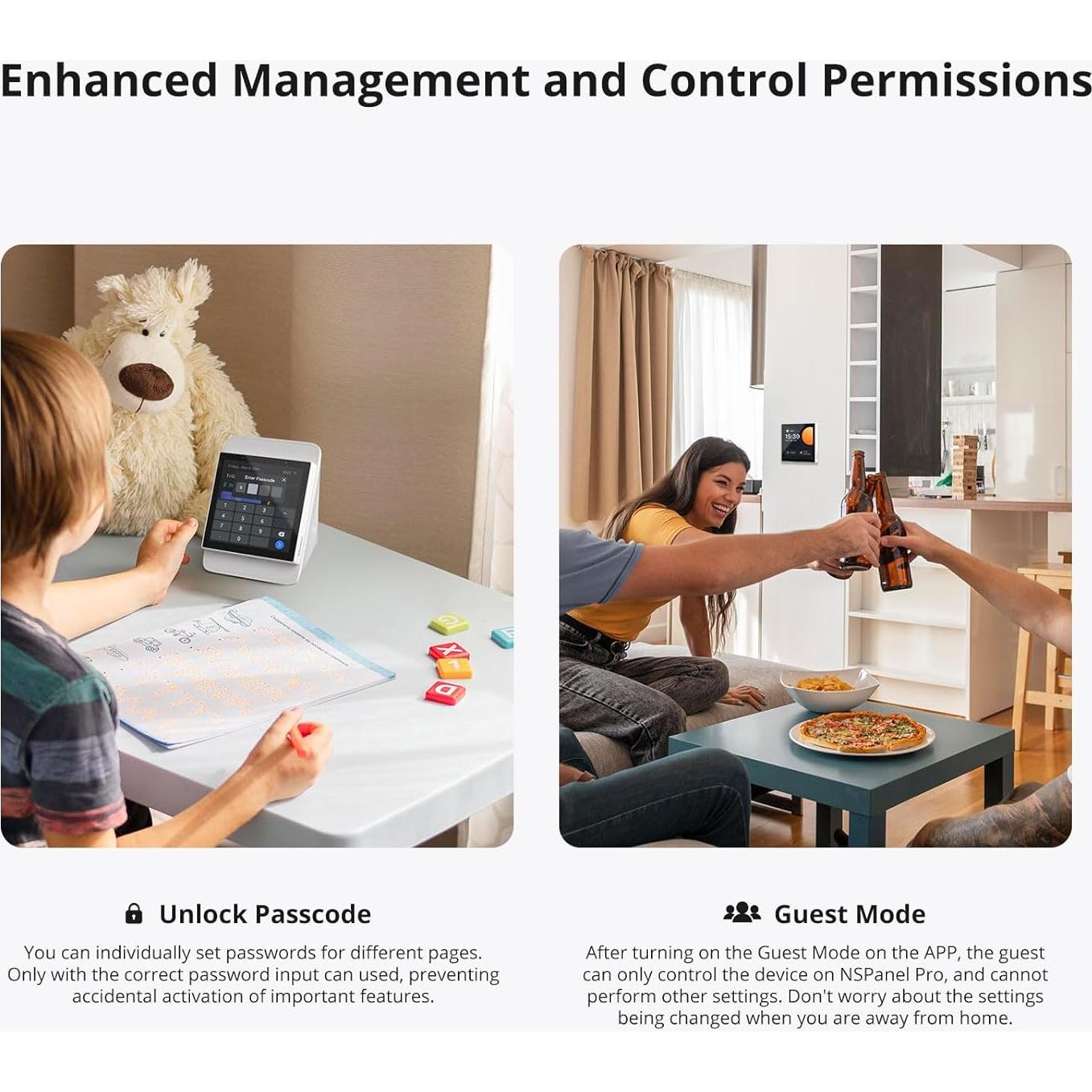 Panel de Control Inteligente SONOFF NSPanel Pro con Zigbee