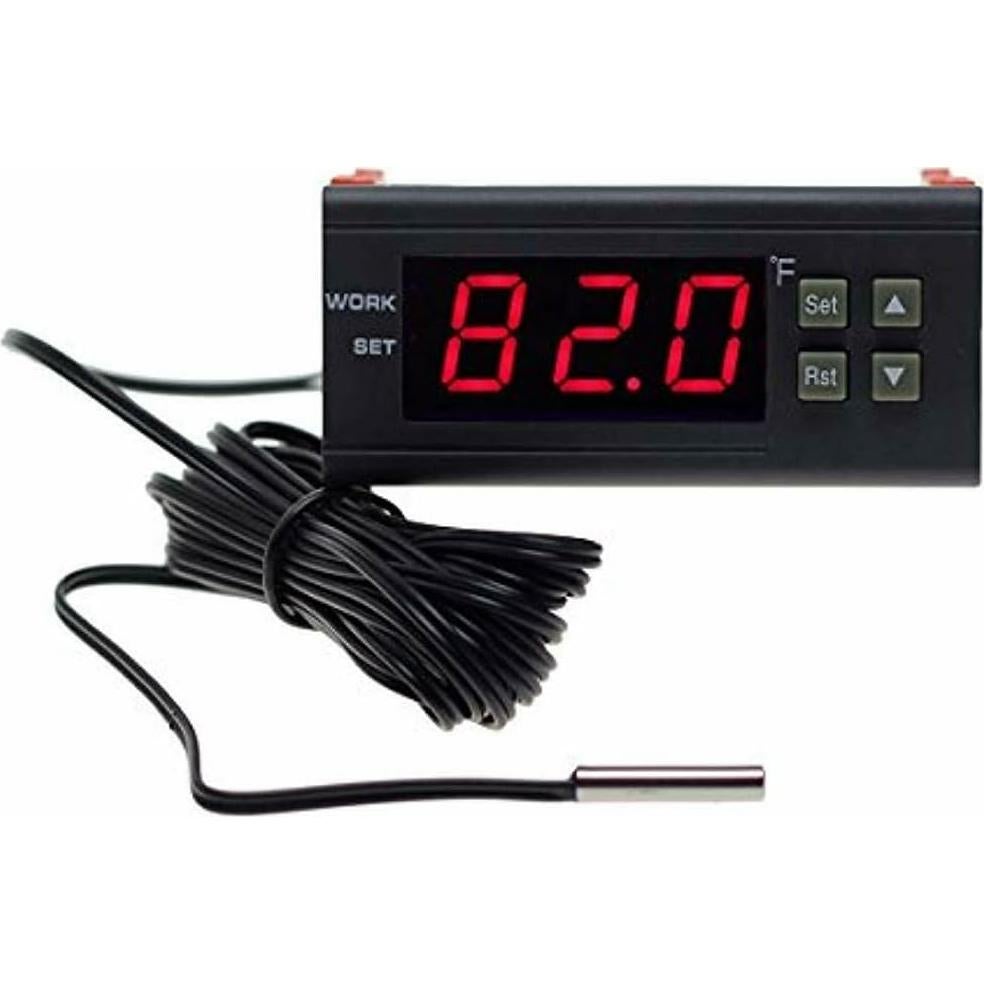 Controlador de Temperatura Digital Bayite DC 12V con Sensor NTC