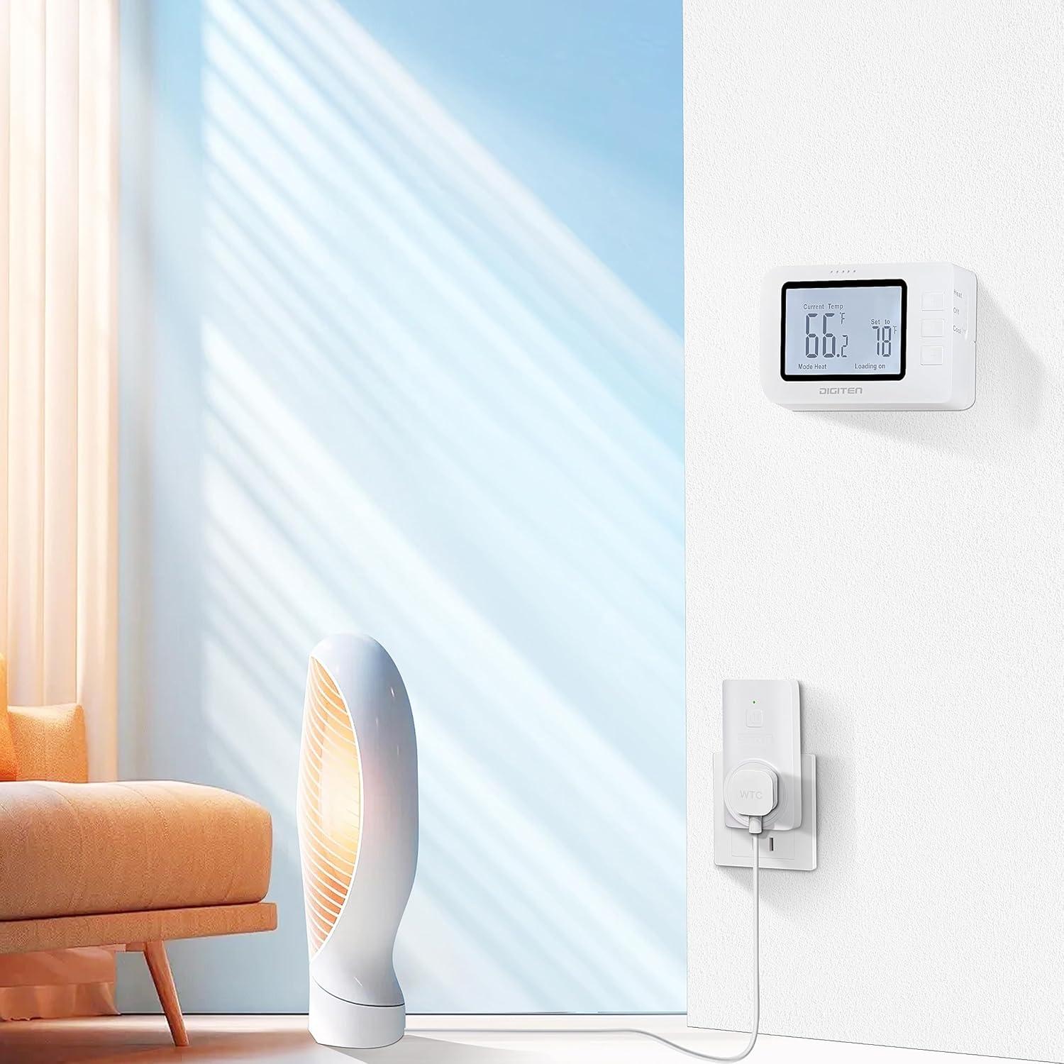 Termostato Inalámbrico SENSTREE WTC100p-zj para Casa 240V