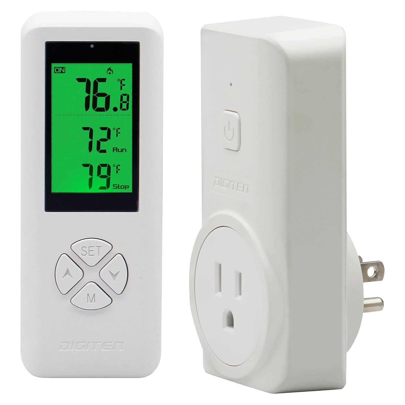 Controlador de Temperatura Inalámbrico SENSTREE WTC100 240V