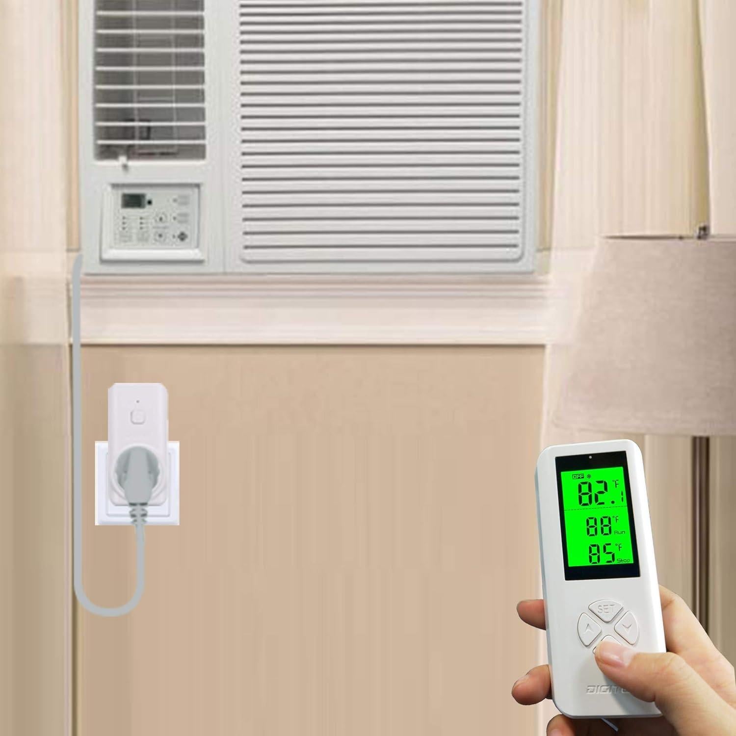 Controlador de Temperatura Inalámbrico SENSTREE WTC100 240V