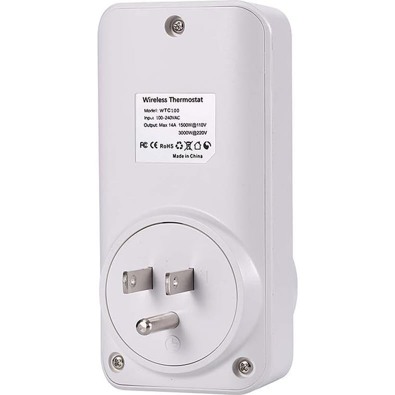 Controlador de Temperatura Inalámbrico SENSTREE WTC100 240V