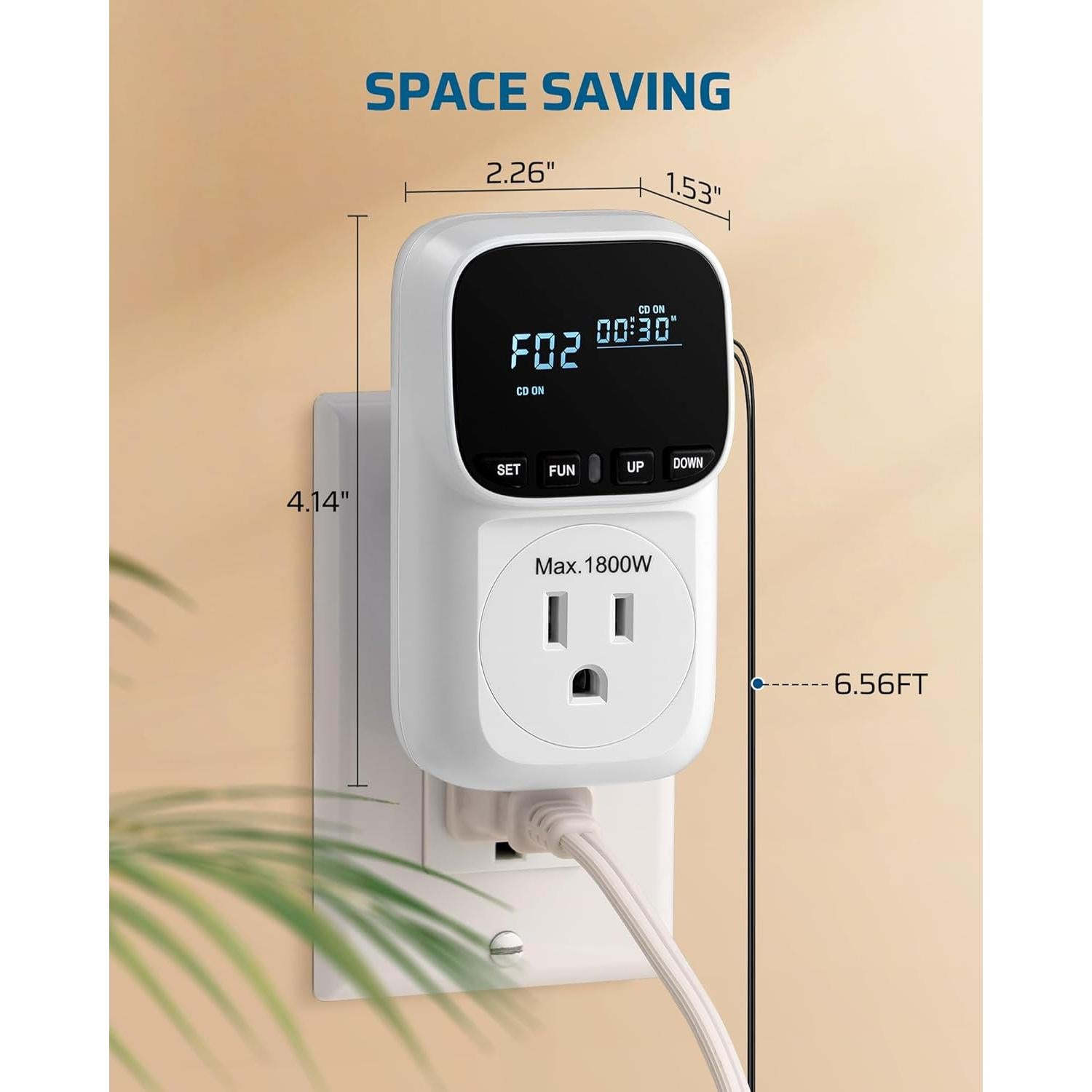 Controlador Digital de Temperatura DEWENWILS 15A 1800W