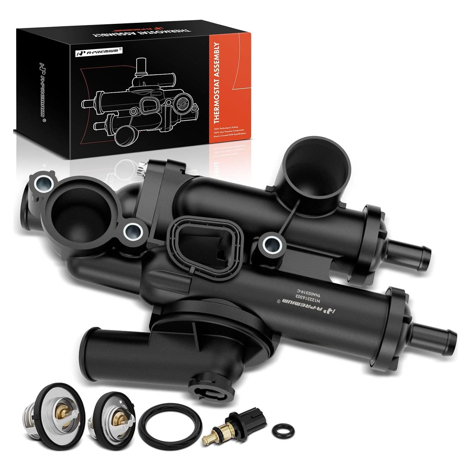 A-Premium Carcasa de Termostato con Sensor para Dodge Jeep