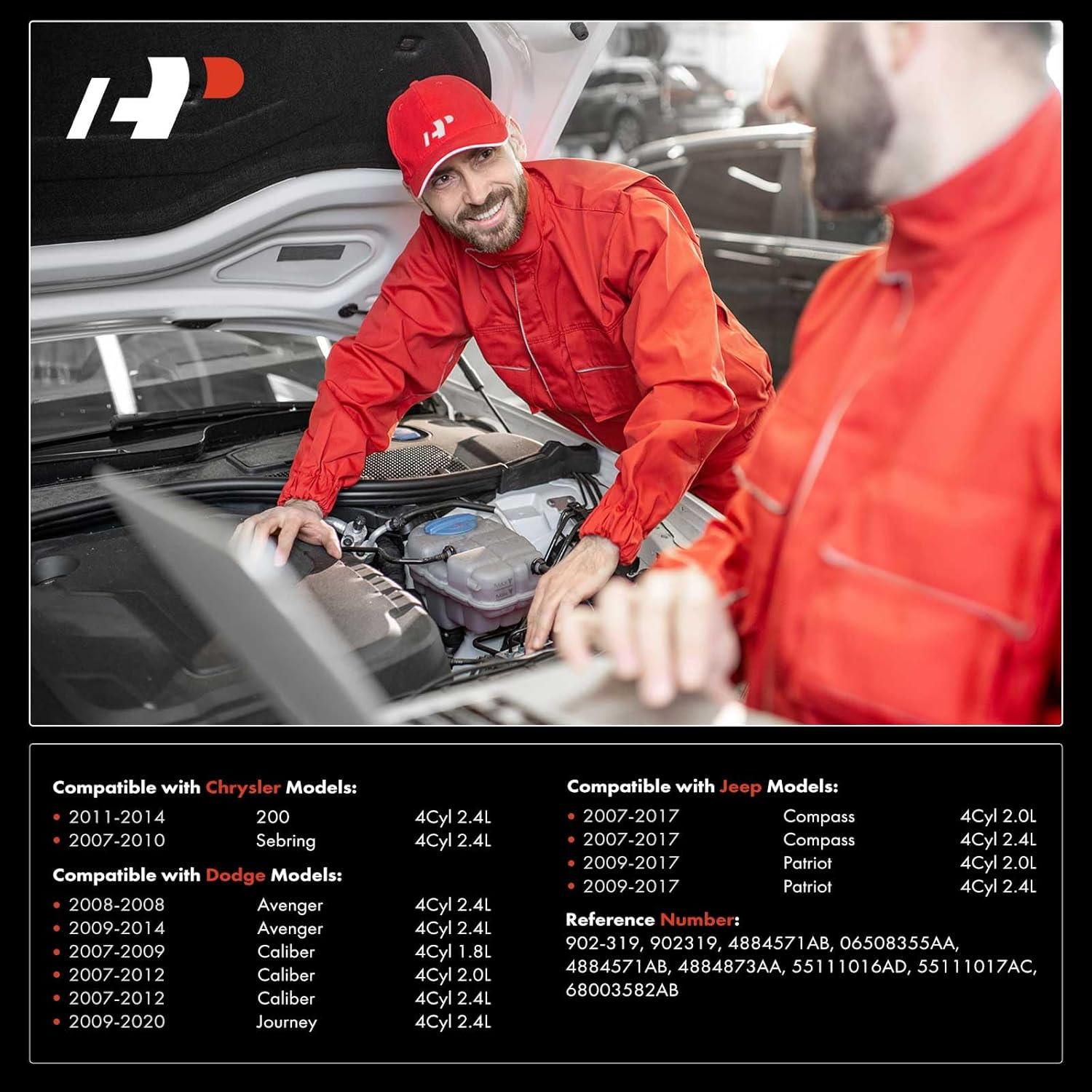 A-Premium Carcasa de Termostato con Sensor para Dodge Jeep