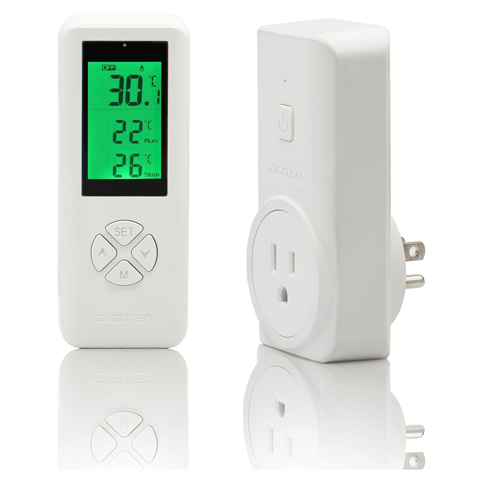 Termostato Inalámbrico DIGITEN WTC100 con Control Remoto