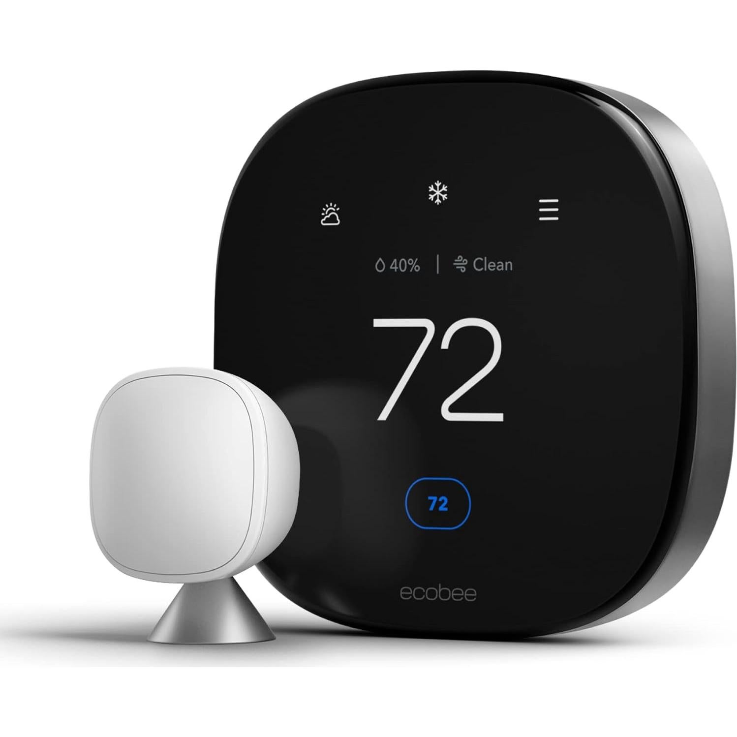 Termostato Inteligente ecobee Premium con Sensor y Monitor de Aire