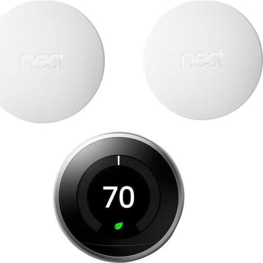 Termostato Programable Wi-Fi Nest 3ra Generación Acero Inoxidable