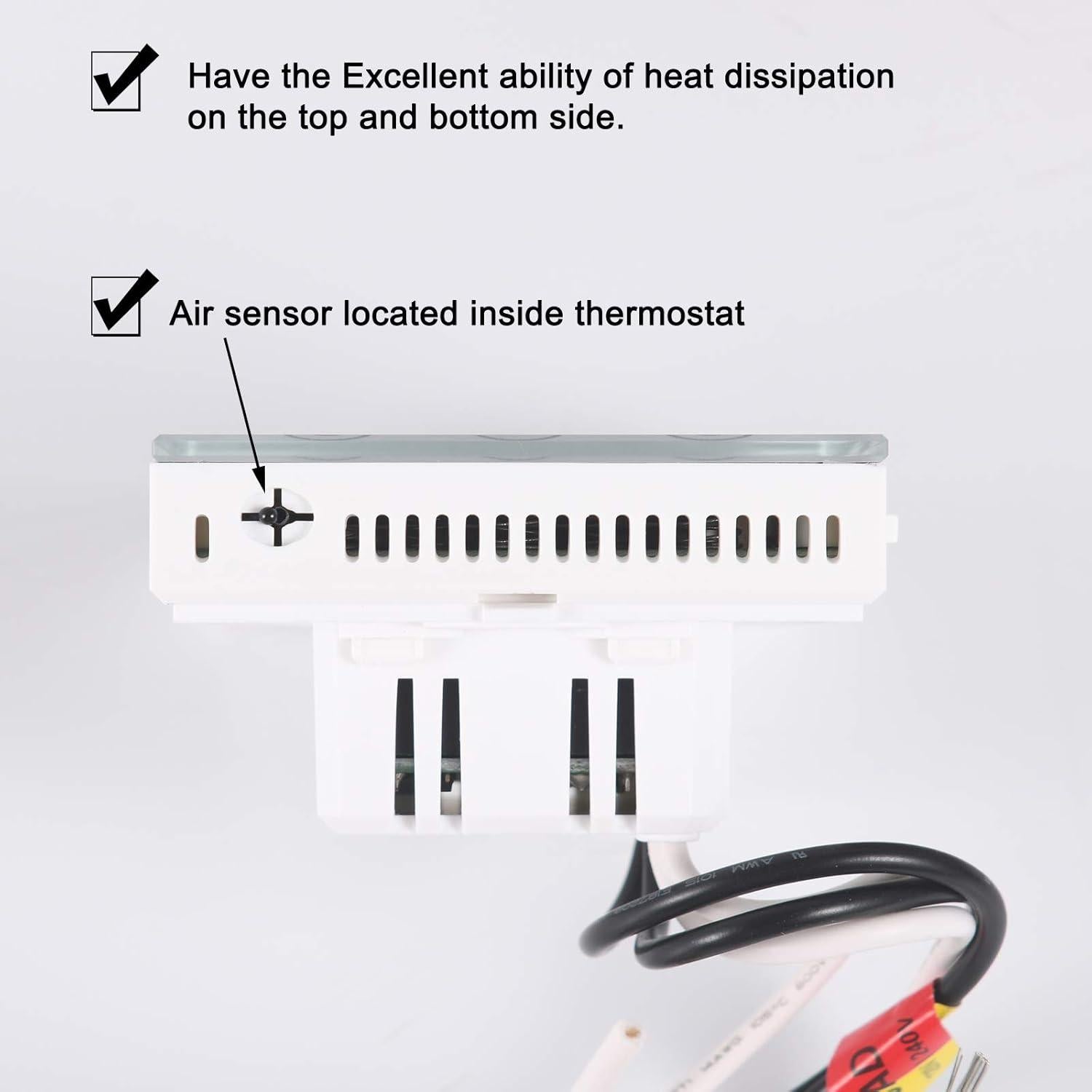 Termostato Programable BOWSEN para Calefacción Radiante 3600W
