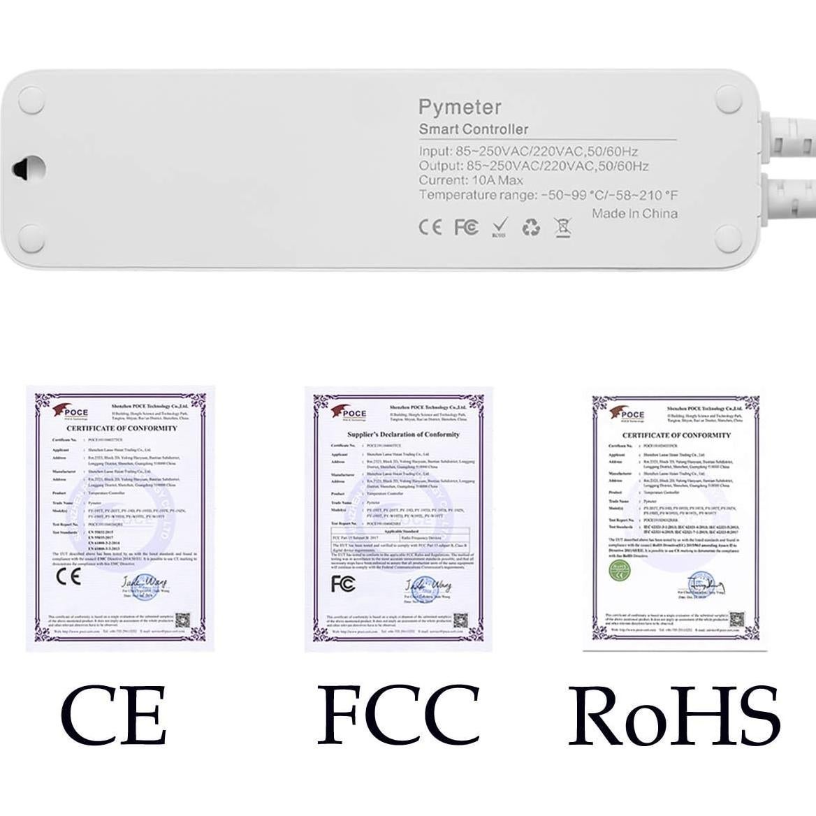 Controlador de Temperatura Digital Pymeter 10A 1200W Doble Sonda
