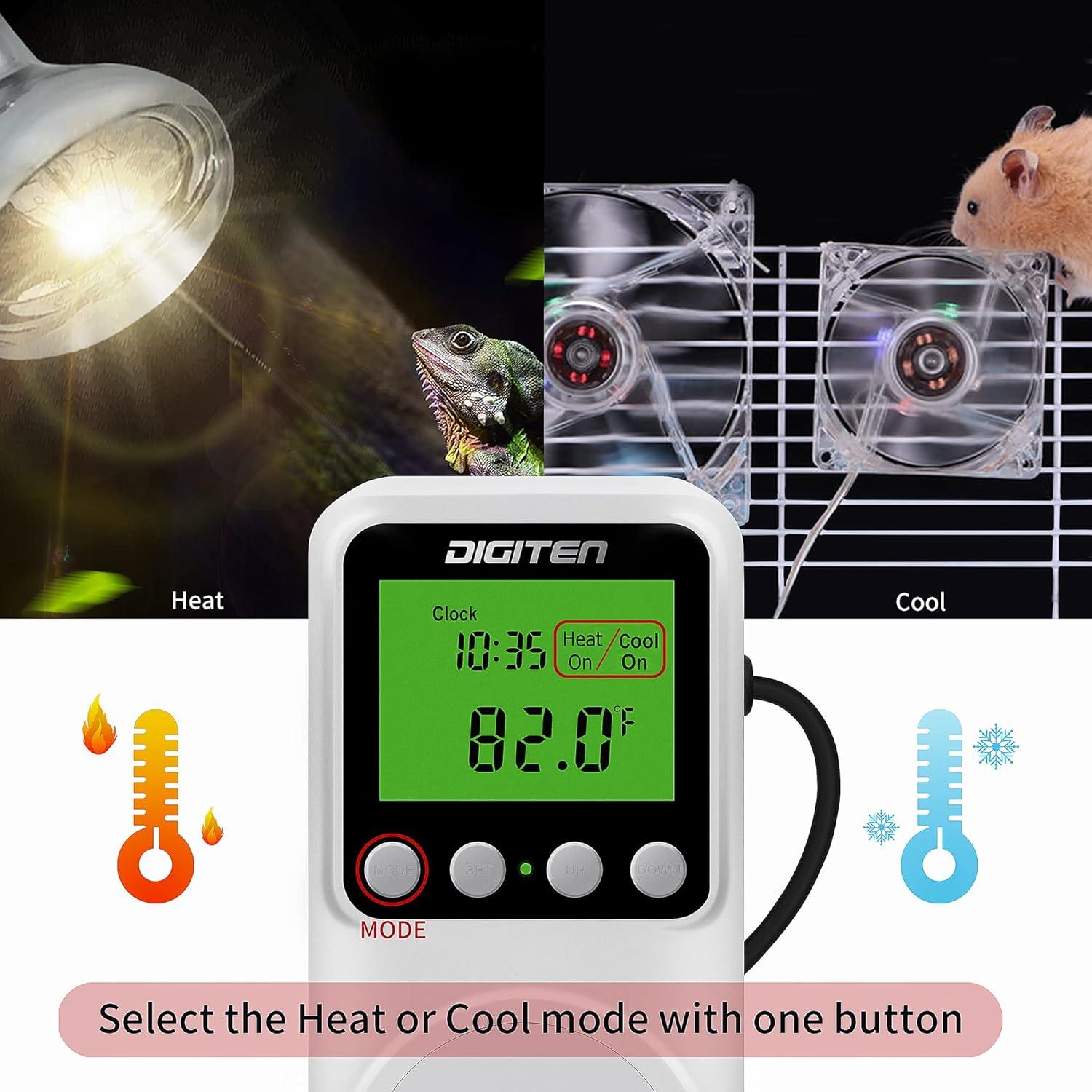Termostato Inteligente DIGITEN TTC-1501 15A Control Temperatura