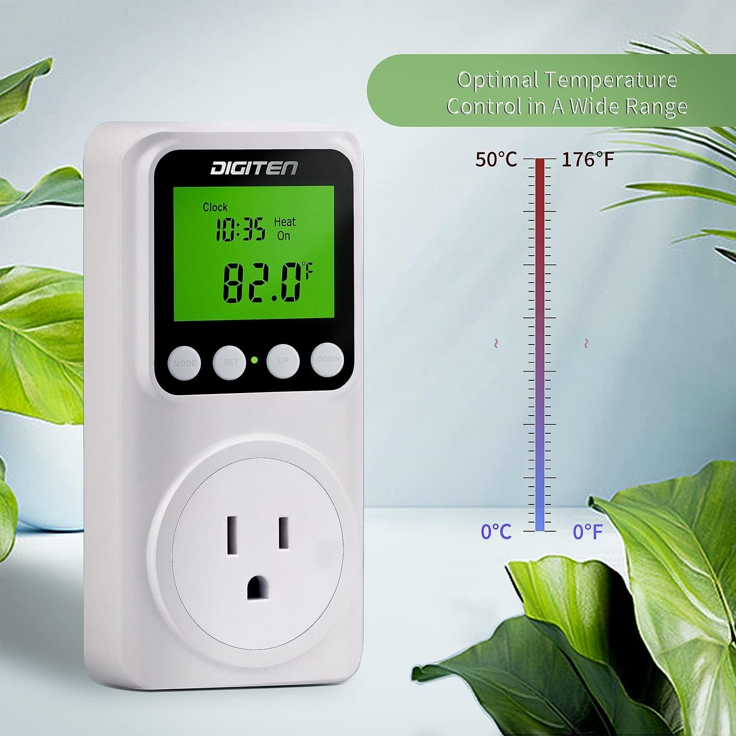 Termostato Inteligente DIGITEN TTC-1501 15A Control Temperatura