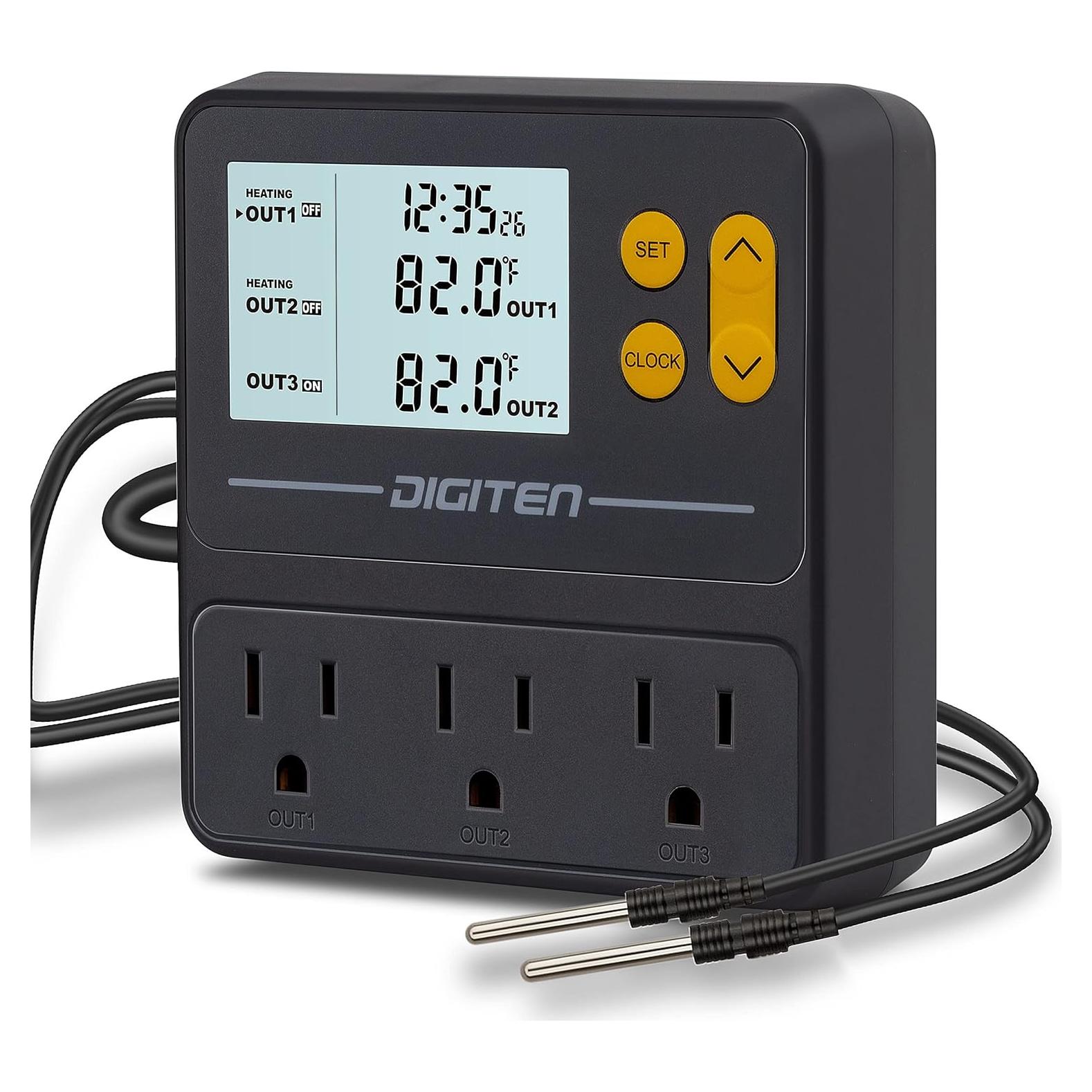 Controlador de Temperatura DIGITEN TTC-1003 para Reptiles