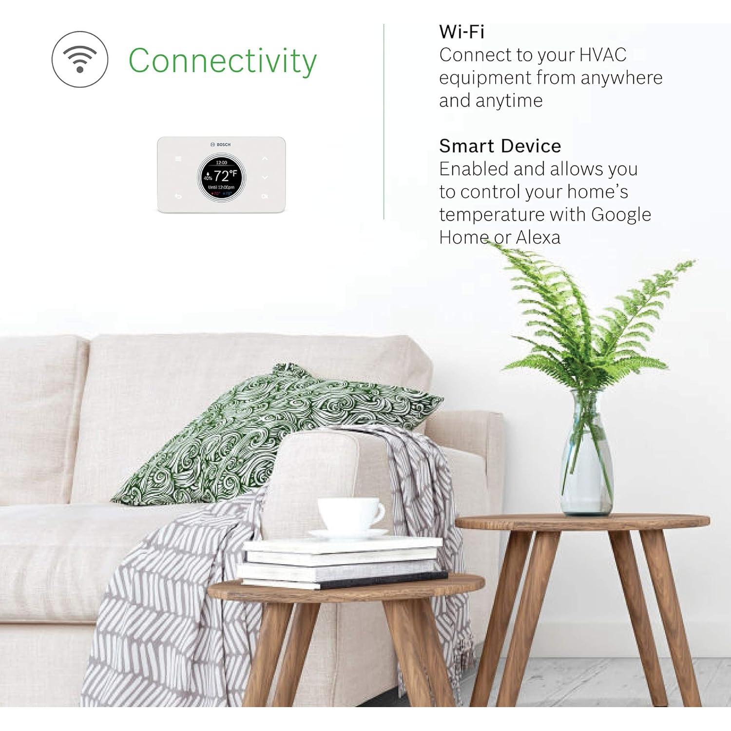 Termostato Conectado Bosch BCC50 Wi-Fi - Control Programable