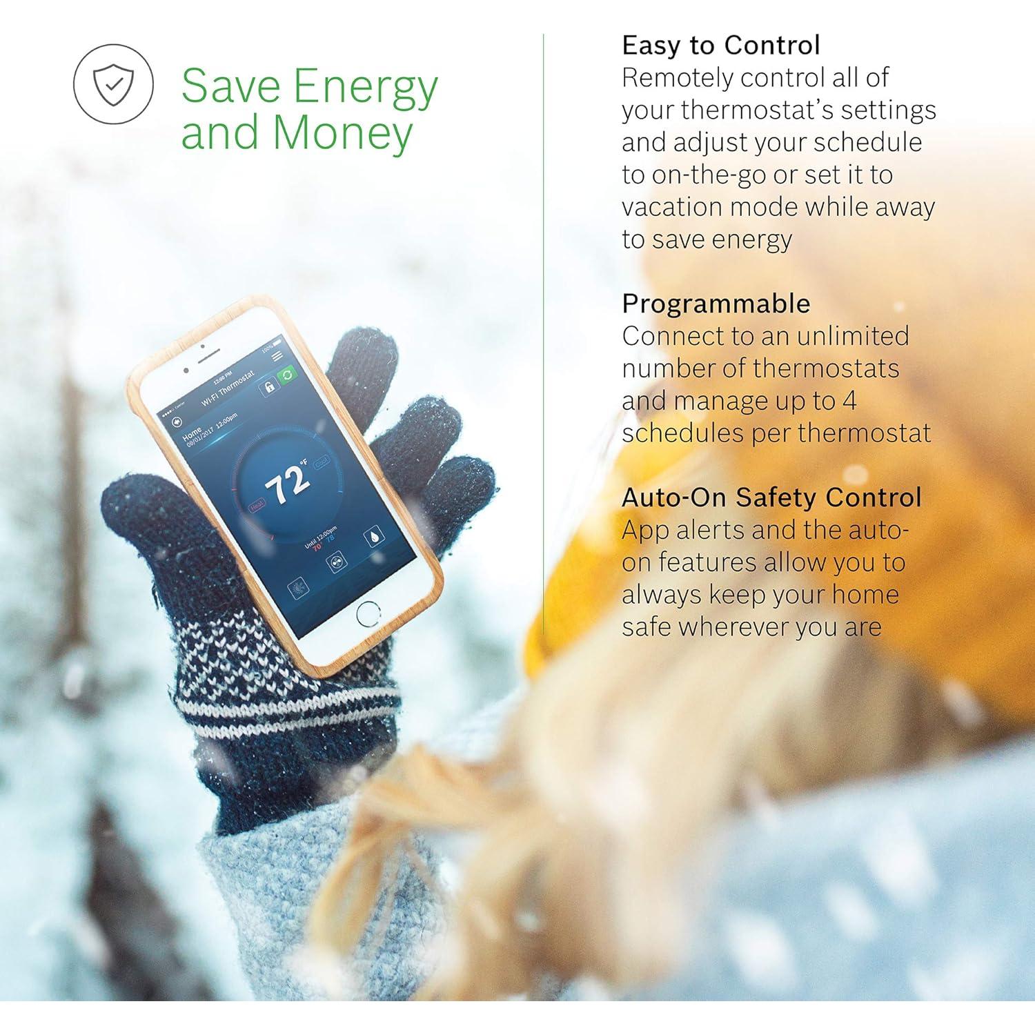 Termostato Conectado Bosch BCC50 Wi-Fi - Control Programable