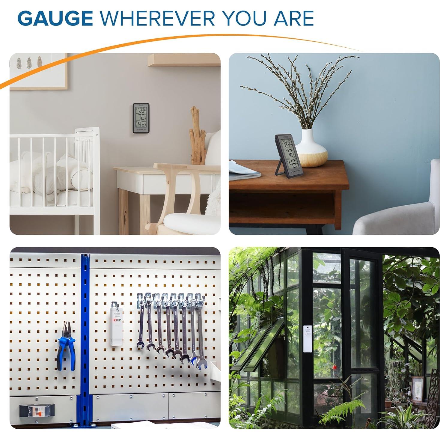 Termómetro Digital Inalámbrico La Crosse WS-9160UV3 - Interior y Exterior