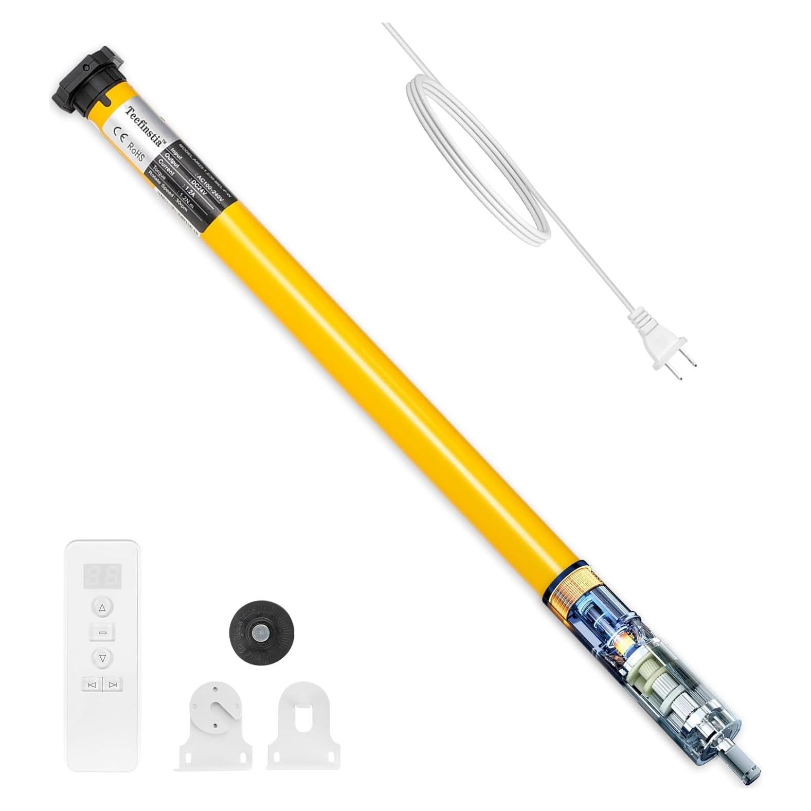 Motor de Persianas WiFi Teefinstia AM25-1.2, 1.5" Tubo, 1.13kg