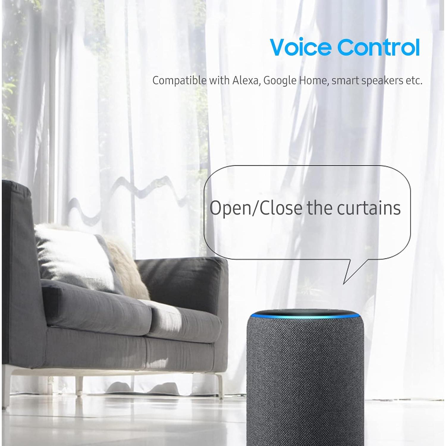 Motor de Cortina Eléctrico Inteligente Karlak 2 Pcs Control Remoto