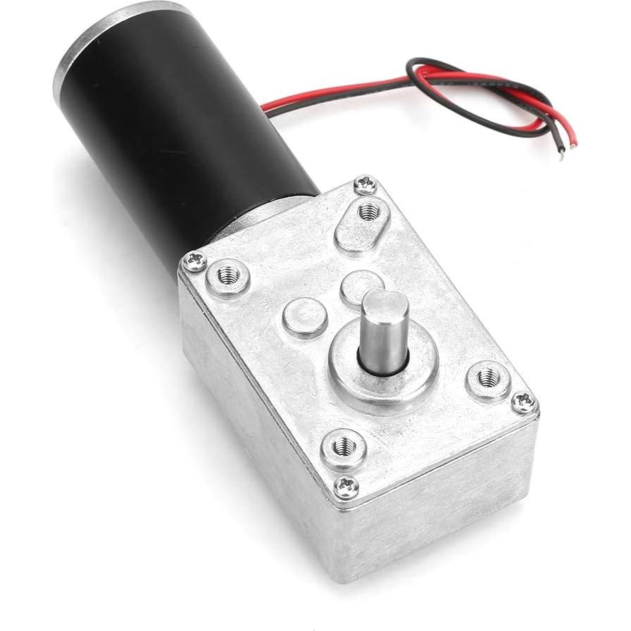 Motor de Engranaje Reversible 24V Estink 500RPM con Eje 8mm