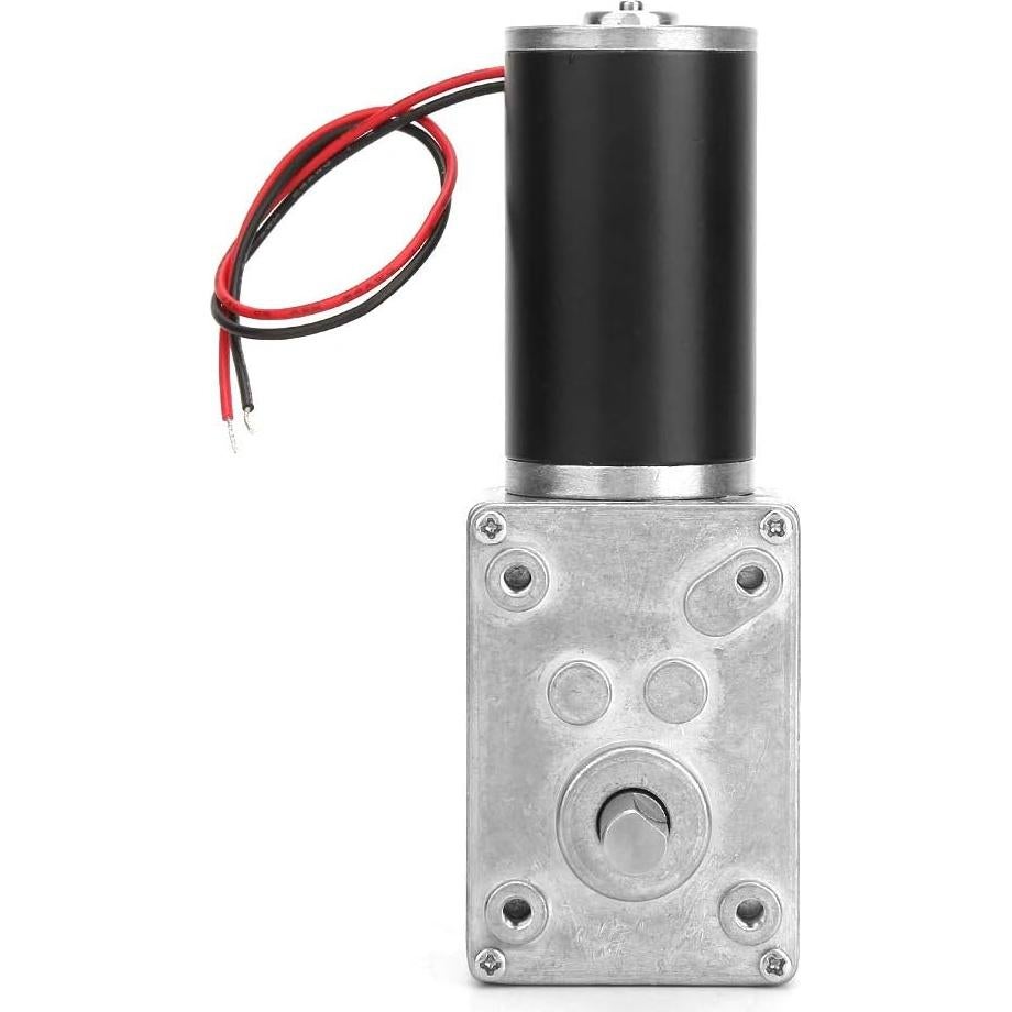 Motor de Engranaje Reversible 24V Estink 500RPM con Eje 8mm