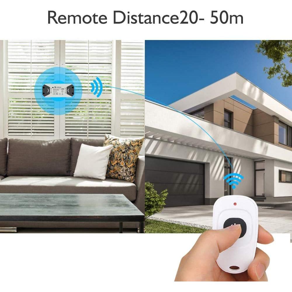 Interruptor RF Inalámbrico eMylo 12V para Motor - 2 Transmisores