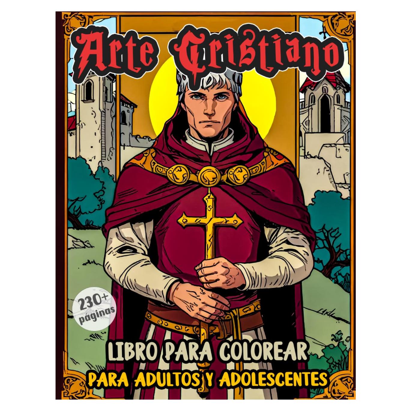 Arte Cristiano Libro Para Colorear Para Adultos Y Adolescents: Páginas Para Colorear De Jesús Santa María Historias Bíblicas Y Símbolos | ... Del Estrés (Cristianismo) (Spanish Edition)