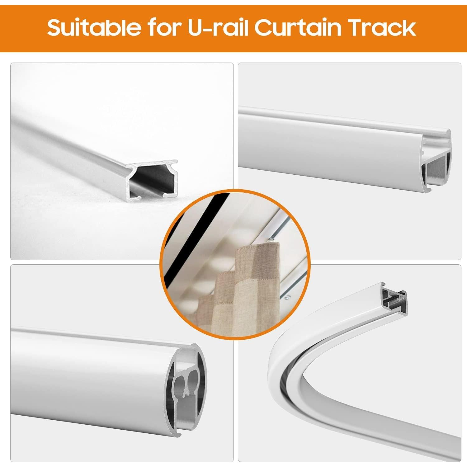 Abridor Automático de Cortina Garosa U-rail Control Remoto