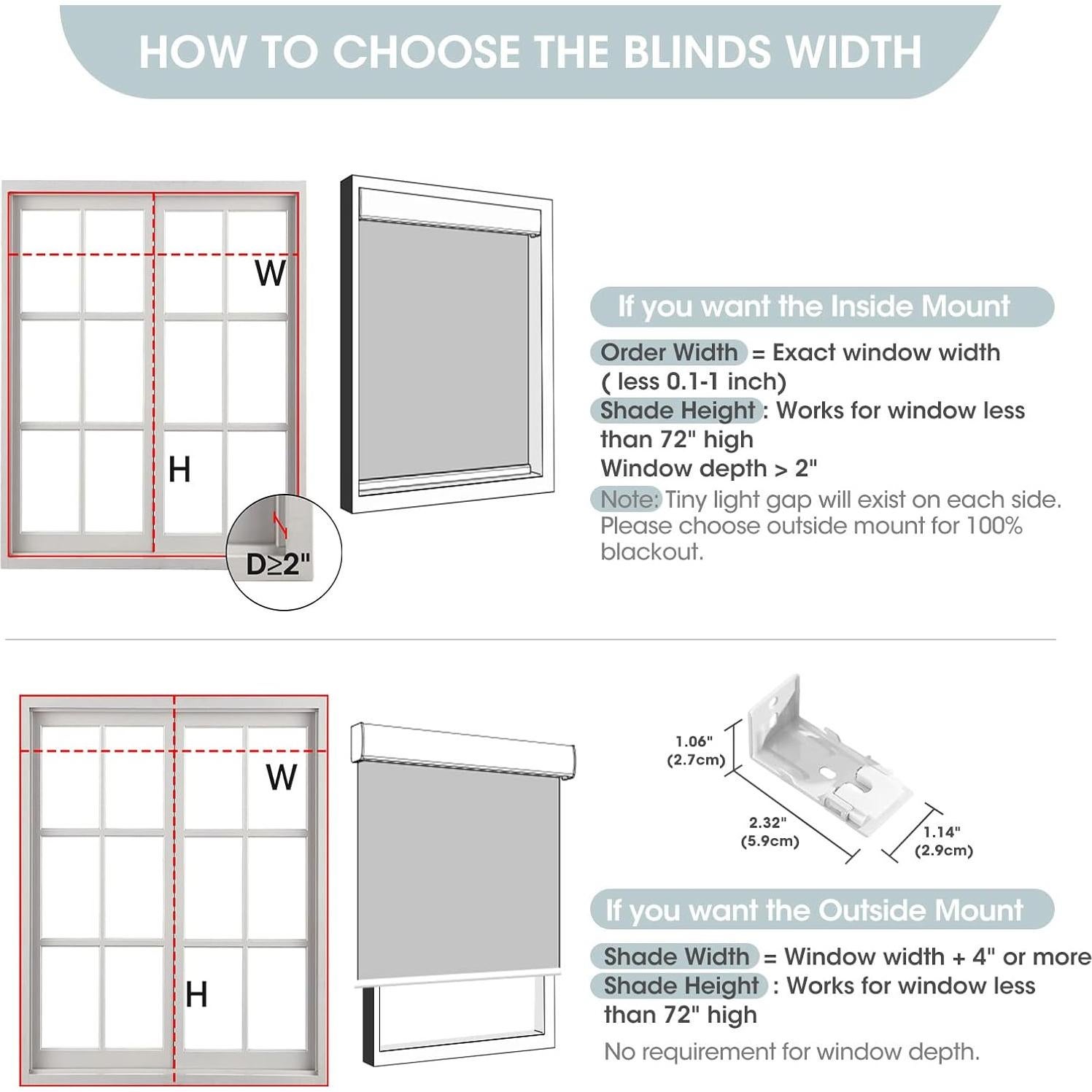 Persianas Motorizadas Canisteo 50x72 cm Control Remoto Gris