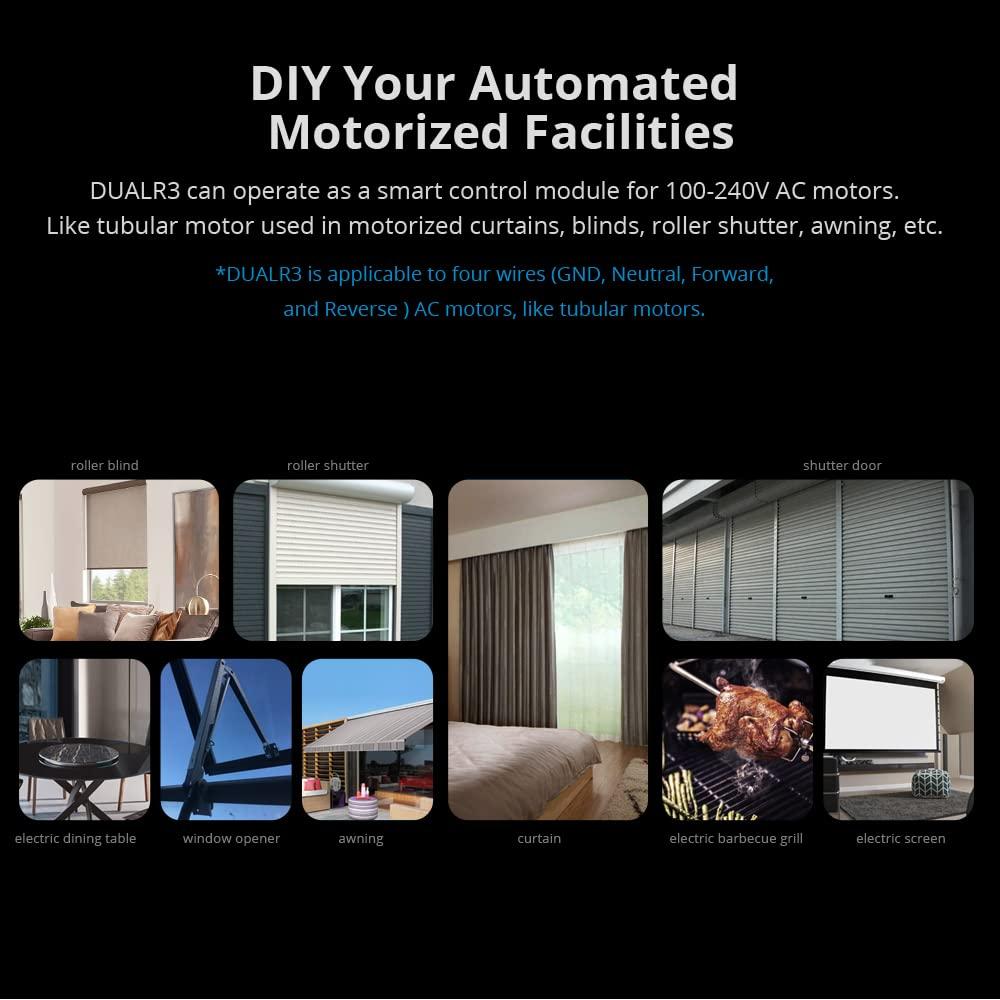 Interruptor Inteligente SONOFF DUALR3 Lite WiFi 2 Vías