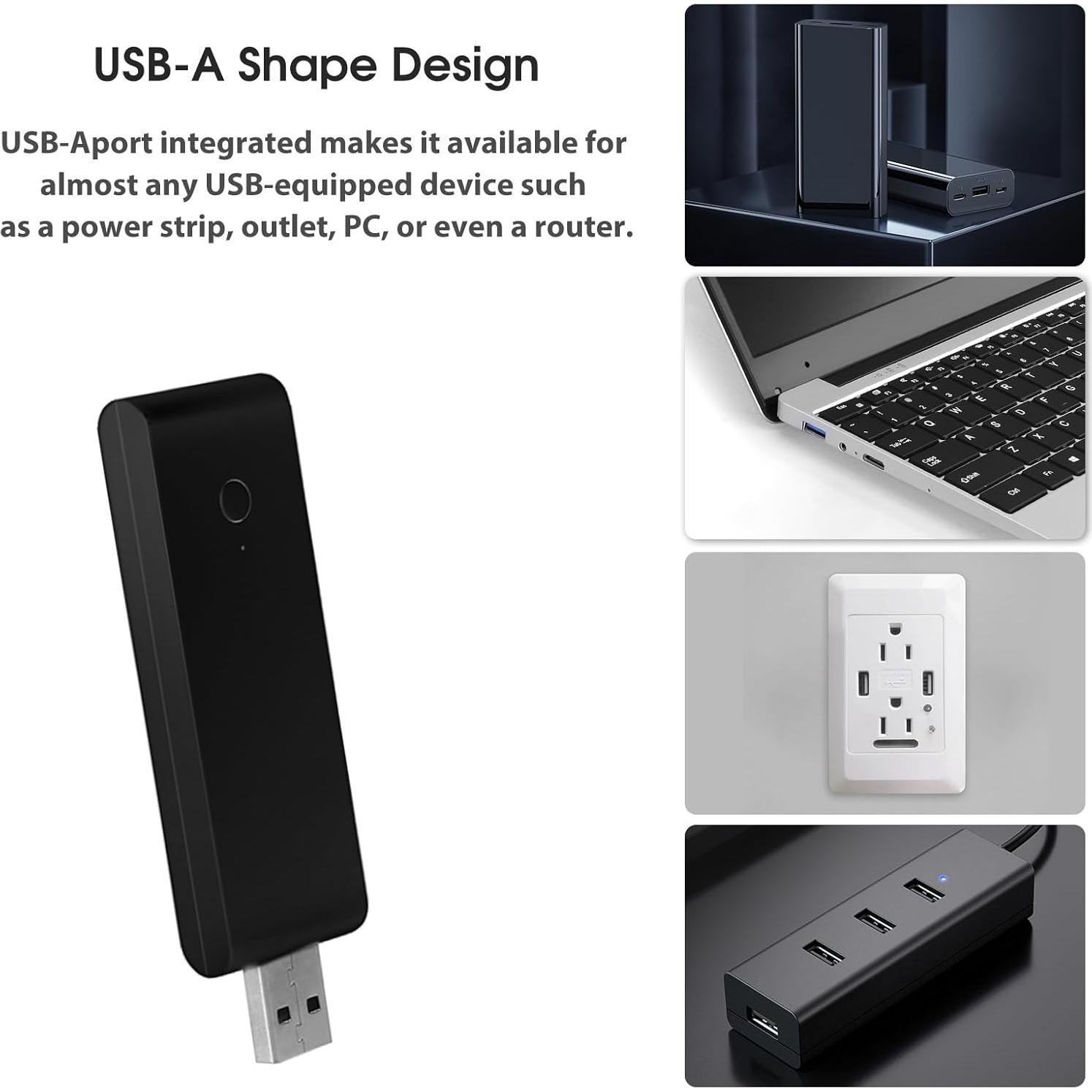 Hub Inteligente Canisteo para Persianas Motorizadas Negro