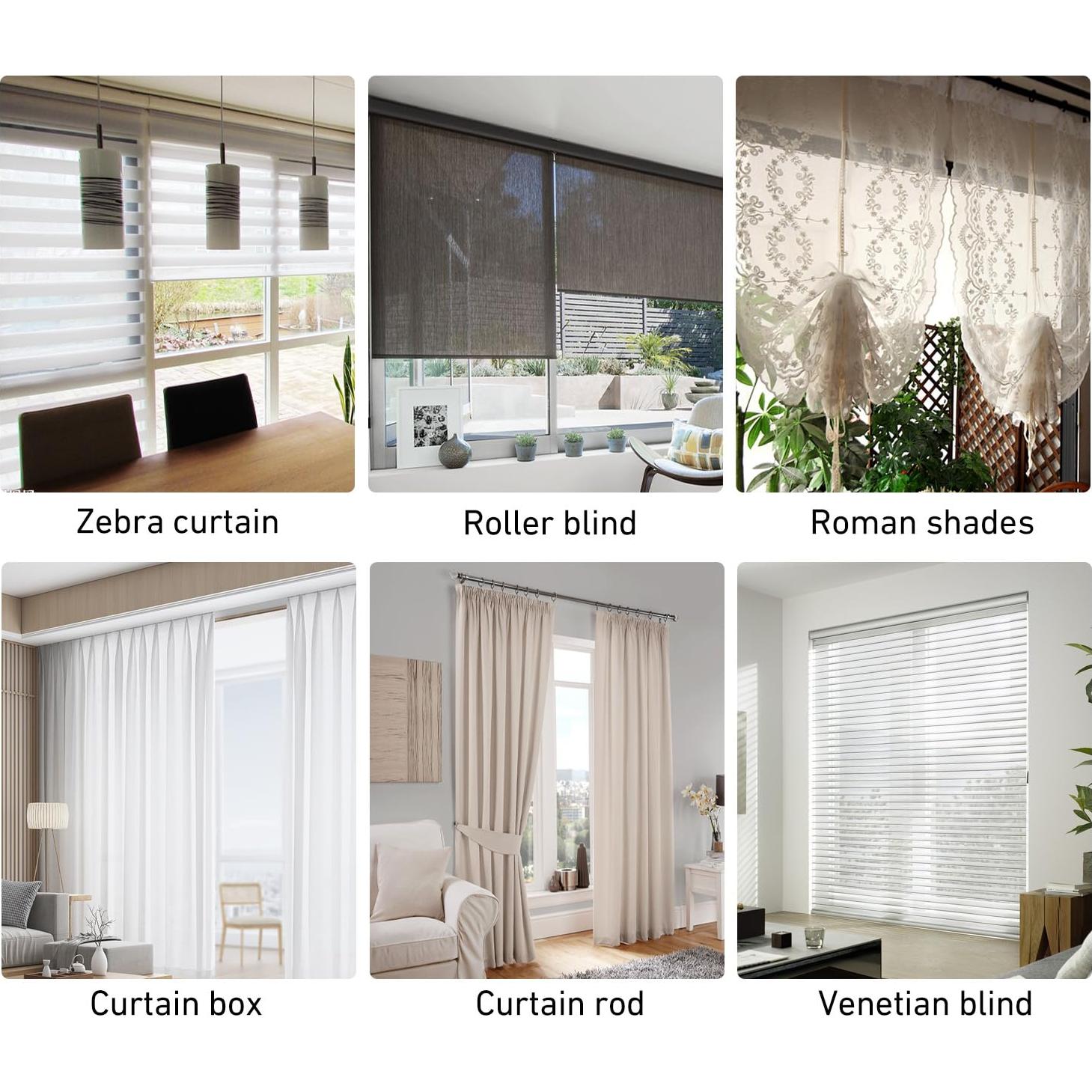 Cinta Adhesiva para Persianas Enrollables HUIYEETEX 50m PVC