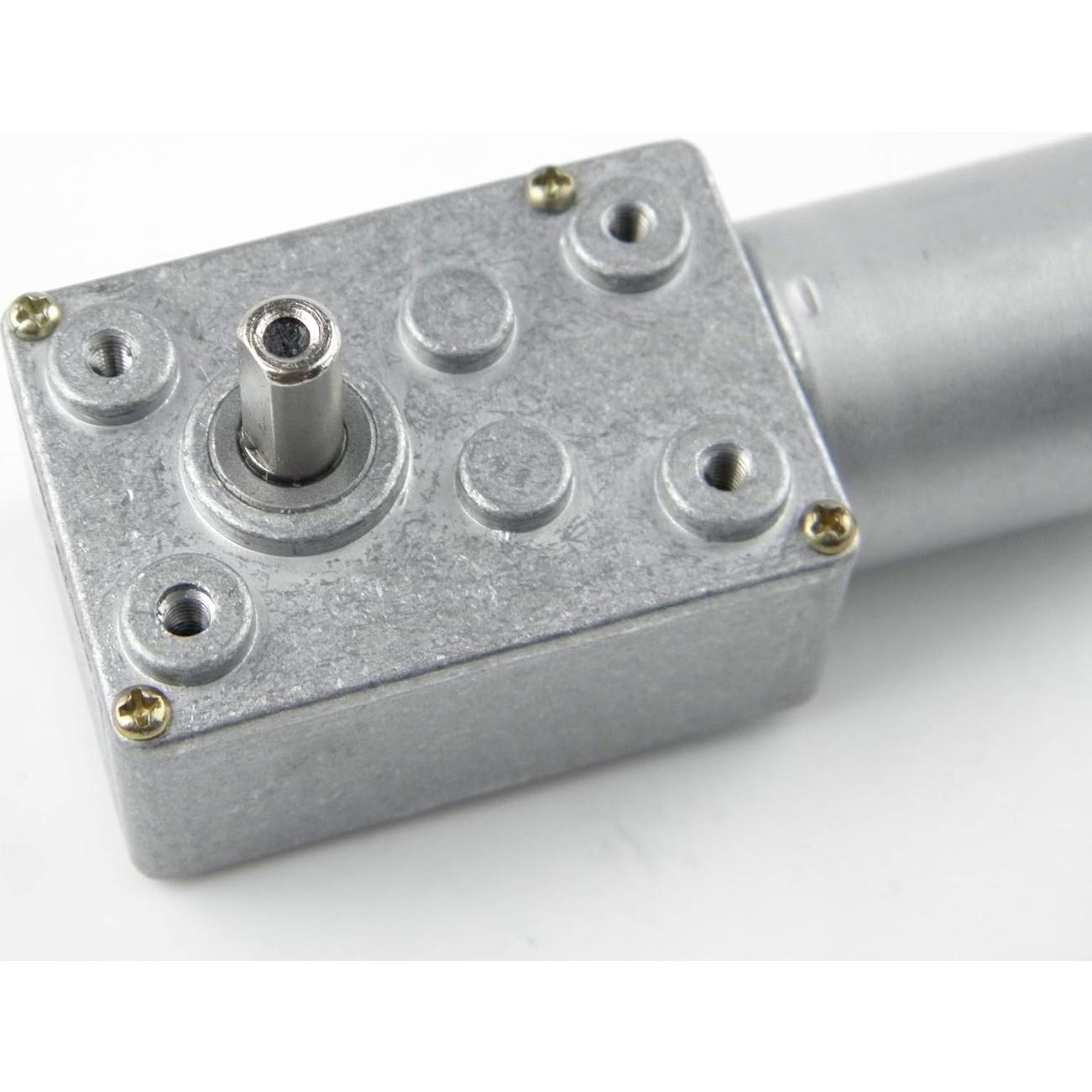 Motor de Engranaje de Gusano CHANCS 370WG 12V CC 90RPM