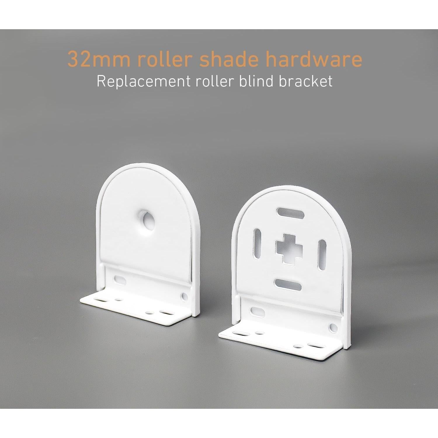 Kit de Reparación para Persianas Rollerhouse 32mm, Soportes Blancos