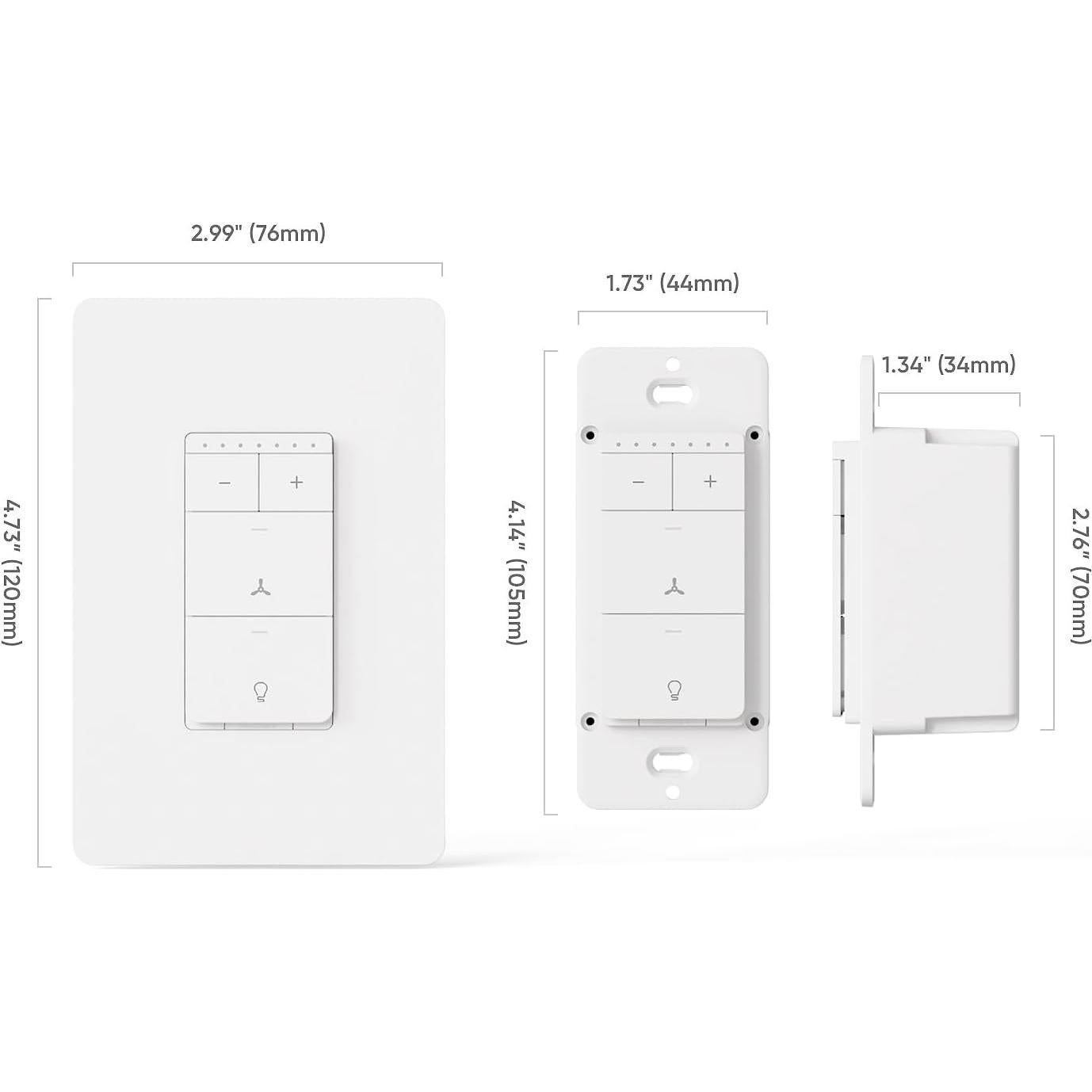 Interruptor de Ventilador y Luz Inteligente TREATLIFE 2 Pack