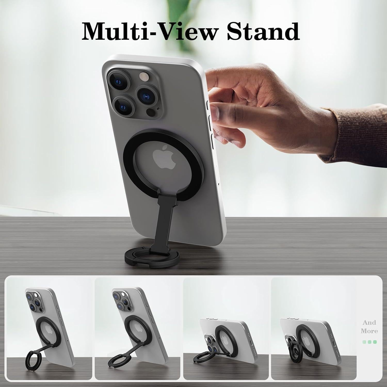 Soporte Magnético TDTOK para Magsafe Ajustable Negro