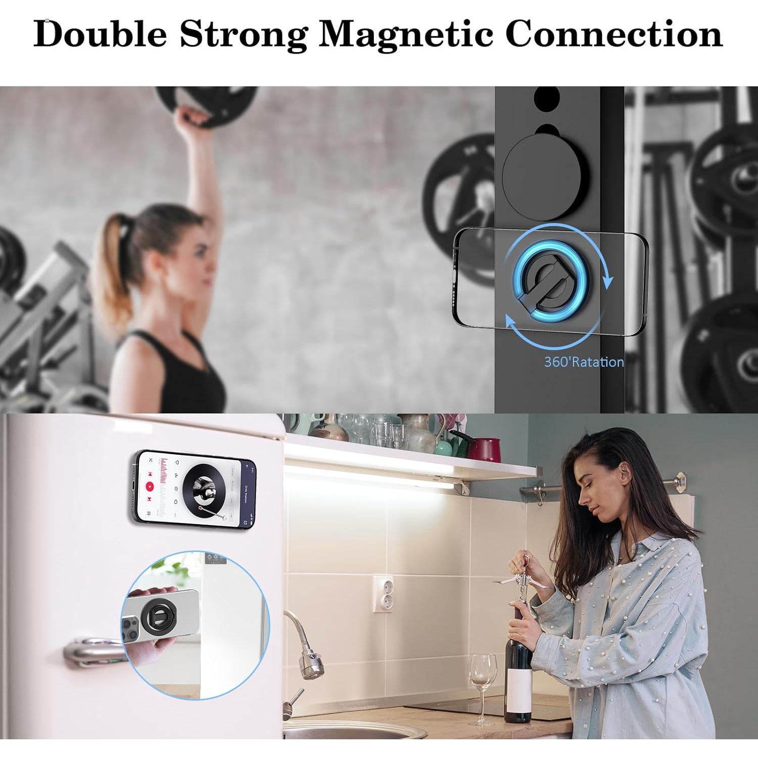 Soporte Magnético TDTOK para Magsafe Ajustable Negro