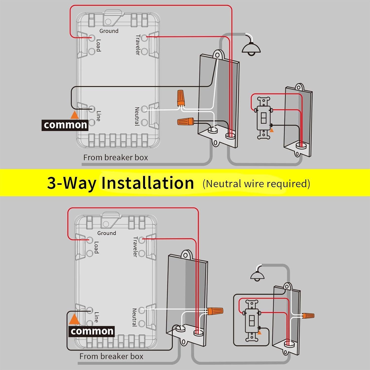 Interruptor de Luz Inteligente Minoston MS11W Wi-Fi 2.4Ghz