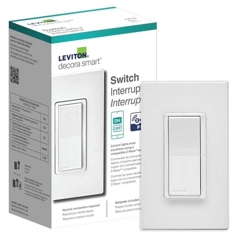 Interruptor Inteligente Leviton Z-Wave 800 Series ZW15S