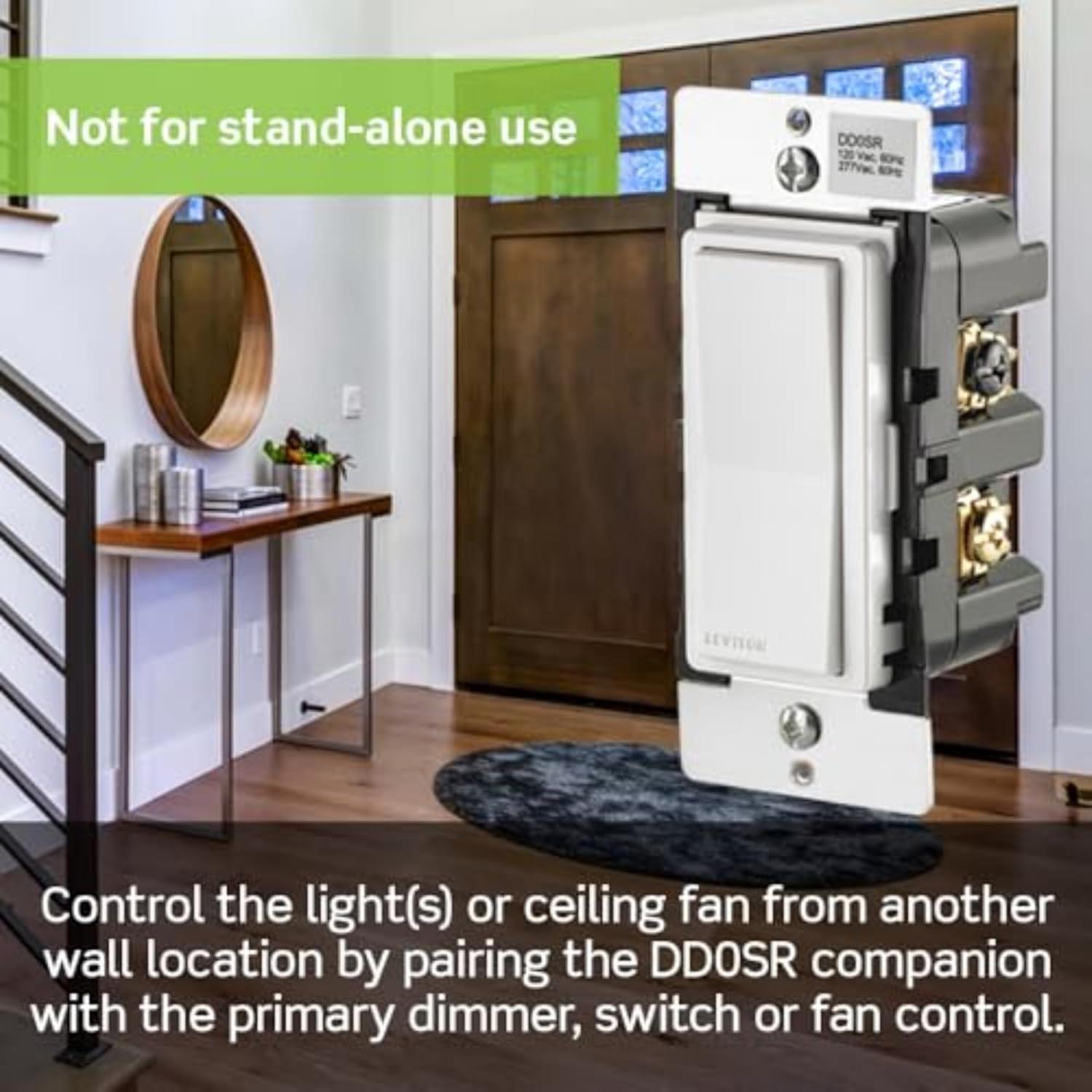 Compañero de Interruptor Inteligente Leviton DD0SR-DLZ con LED