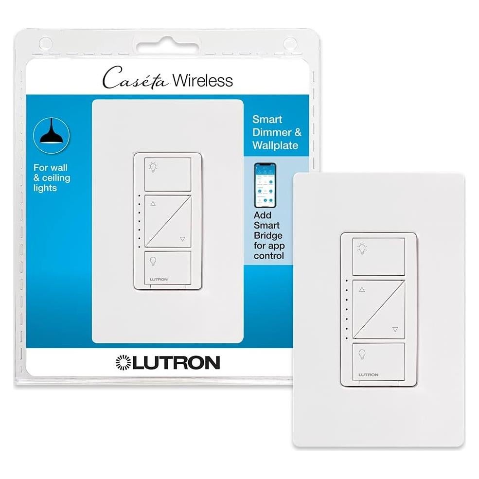 Interruptor Regulador Inteligente Lutron Caseta 150W LED Blanco