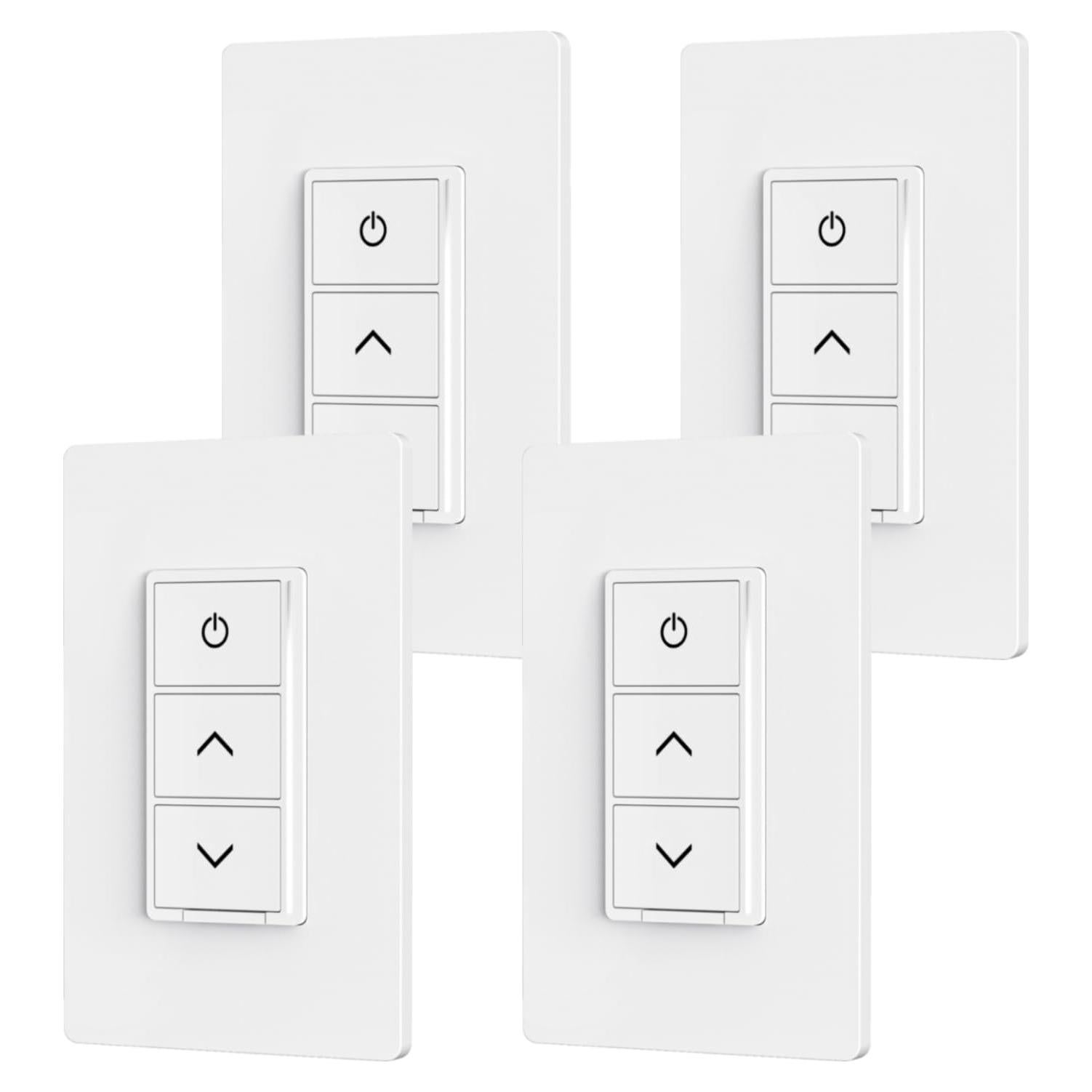 Interruptor de Atenuación Inteligente Sunco 4 Pack 150W LED