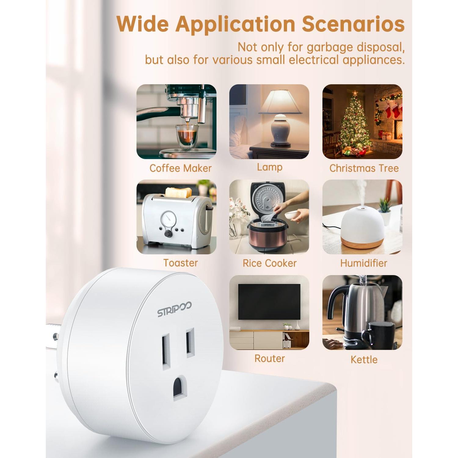 Interruptor Remoto Inalámbrico STRIPOO 15A 1500W 500 pies