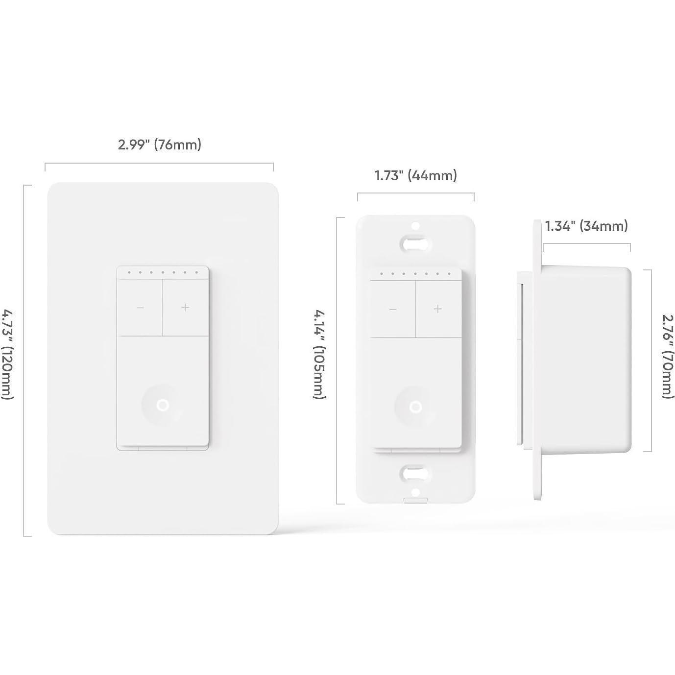 Interruptor Regulador Inteligente TREATLIFE Wi-Fi 2.4GHz