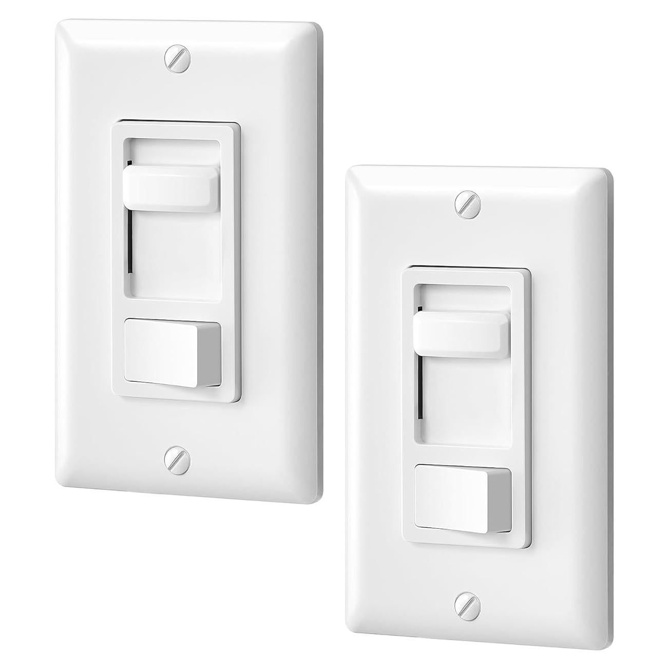 Interruptor Regulador Dewenwils para Luces LED 150W/600W Blanco - 2 Paquetes