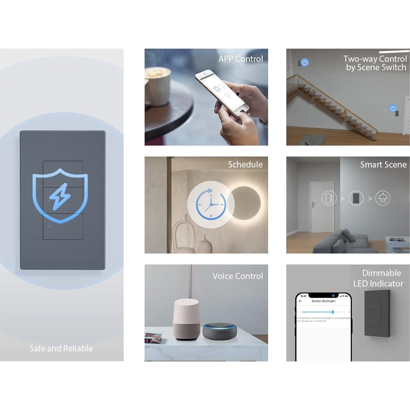 Interruptor de Pared Inteligente SONOFF M5-3C-120 WiFi