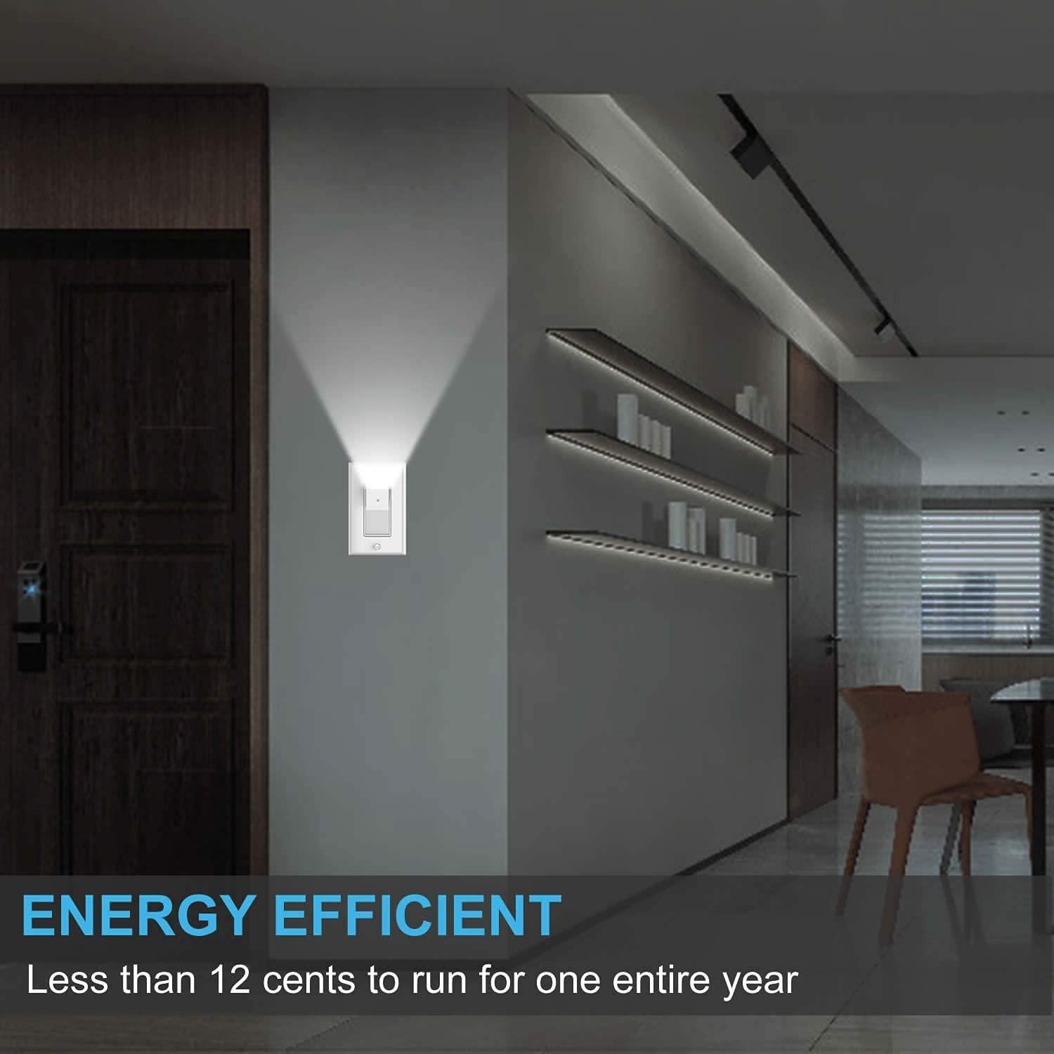 Paquete de 10 Interruptores de Luz SOZULAMP con Luz Nocturna LED 15A