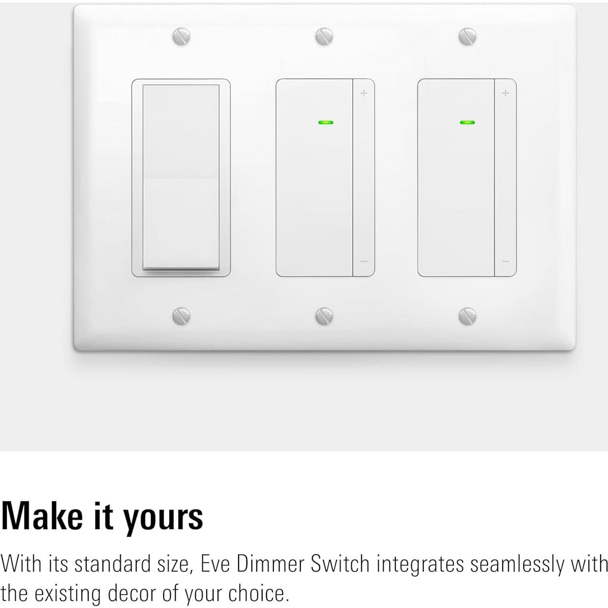 Interruptor Regulador Inteligente Eve - Control por Voz y App