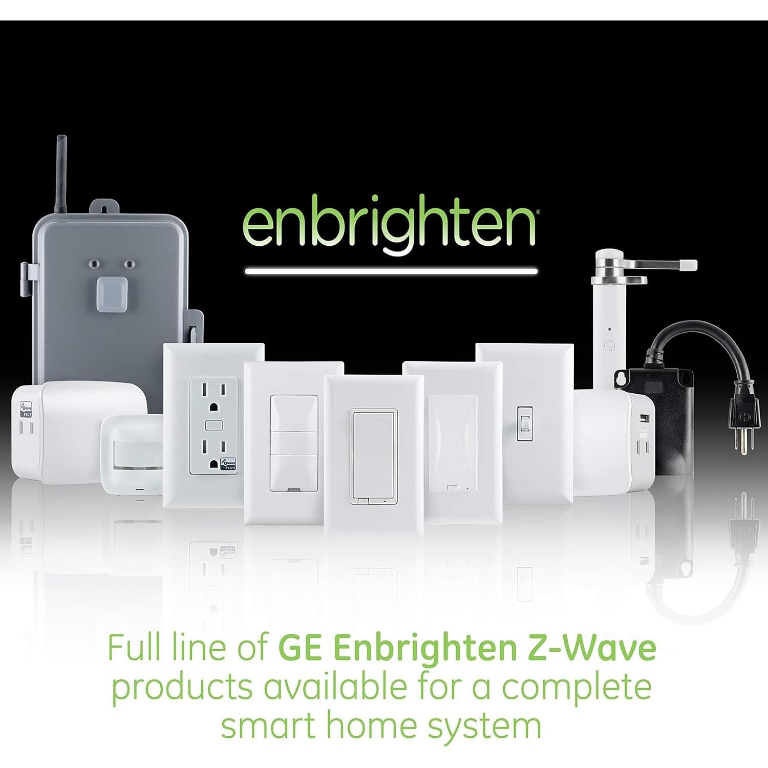 Interruptor Adicional GE Enbrighten 2ª Gen. Negro 277V