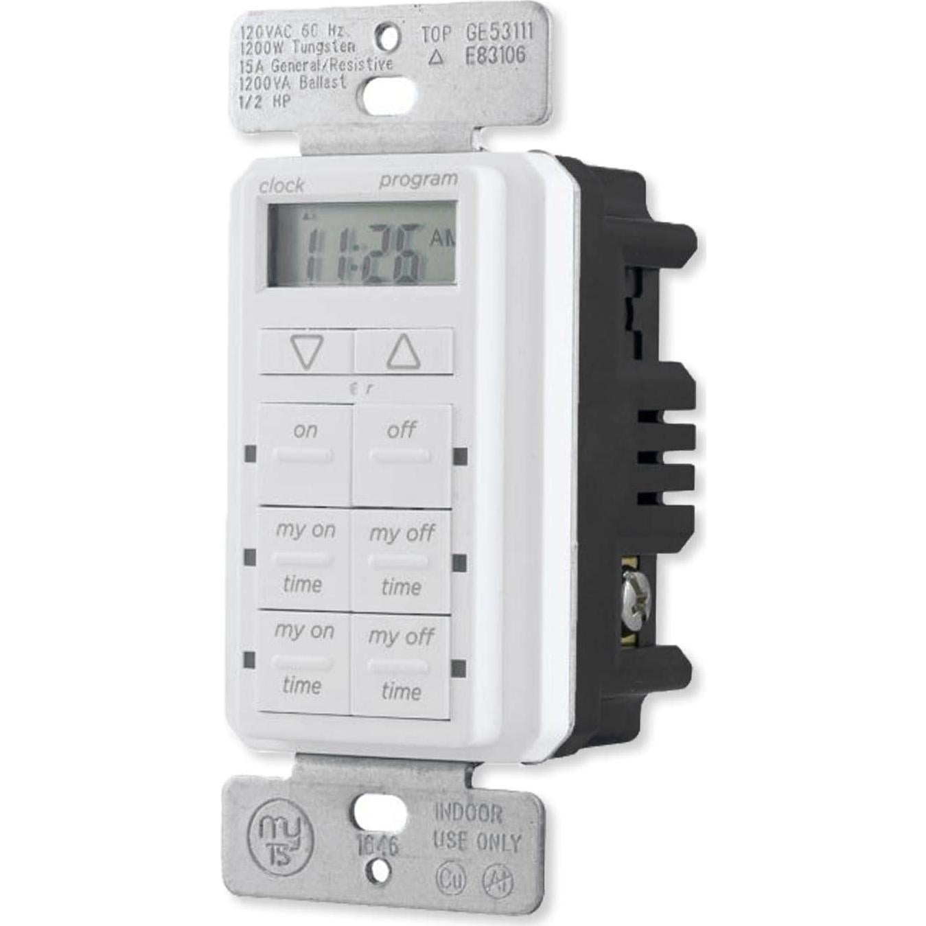 Temporizador Digital de Pared myTouchSmart 24 Horas LED