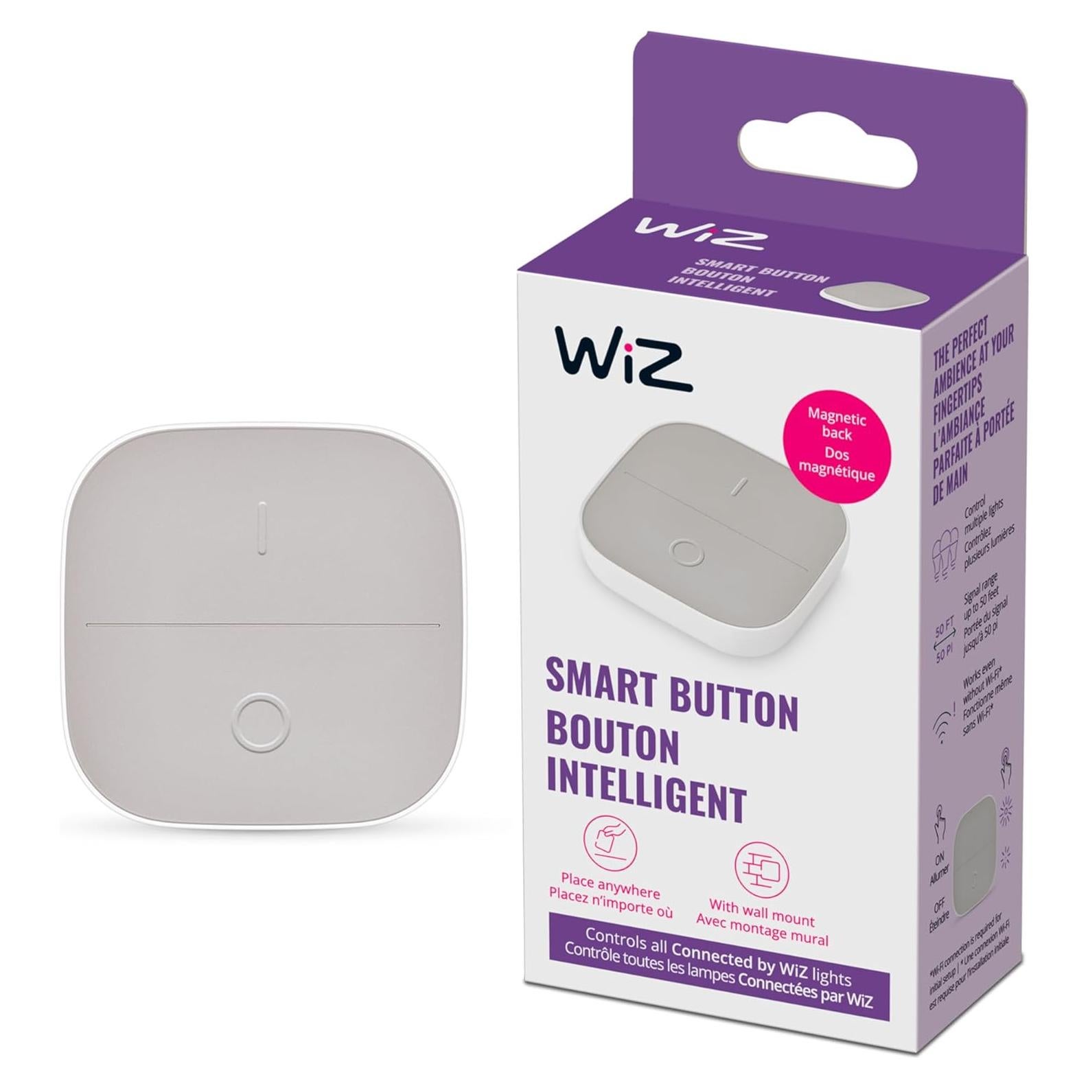 Botón Inteligente Portátil WiZ - Control de Luz Inalámbrico